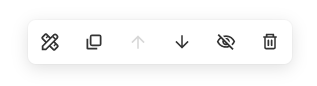 Section Mini Toolbar