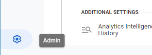 Google Analytics Admin